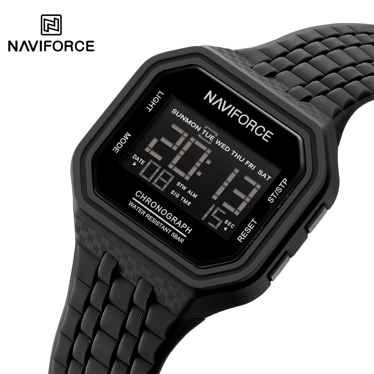 Naviforce 7116 Volda Men Digital Watch - Black