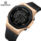 Naviforce NF7117 Volda Digital Men Watch - RoseGold Black