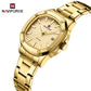 Naviforce 5069s Zuri Women Watch - Gold