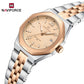 Naviforce 5078 Radiant Luxe Women Watch - Silver RoseGold