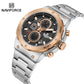 Naviforce NF8072 Chromium Men Watch - Silver RoseGold
