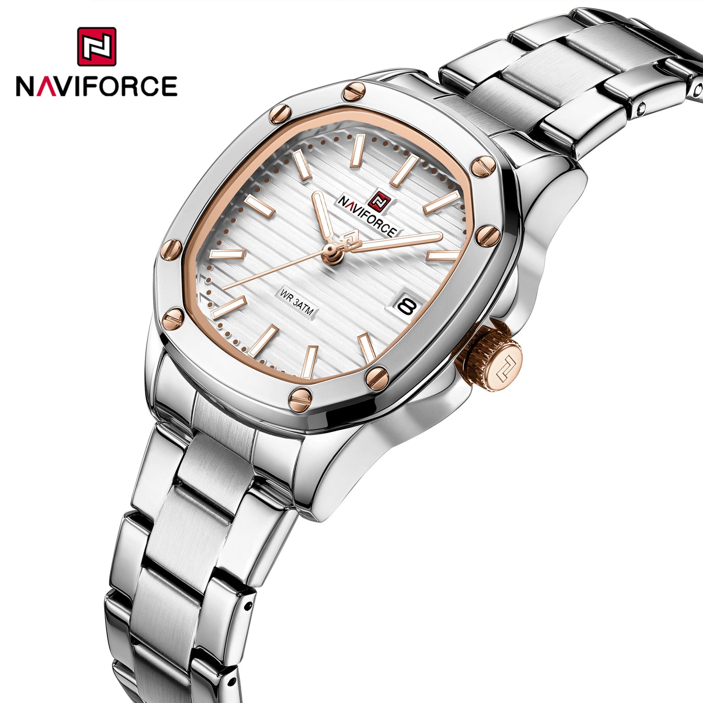 Naviforce 5069s Zuri Women Watch - Silver