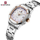 Naviforce 5069s Zuri Women Watch - Silver Peach