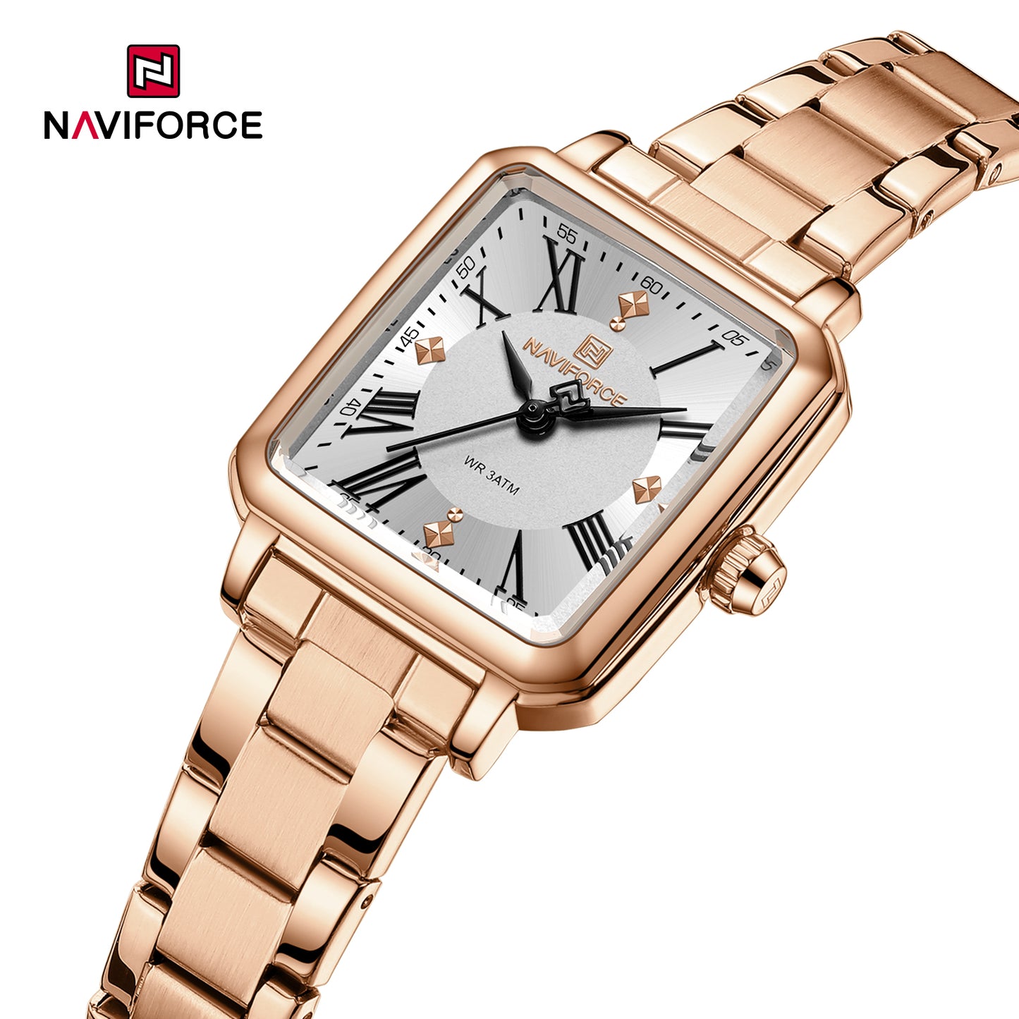 Naviforce 5065 Classique Women Watch - Rosegold