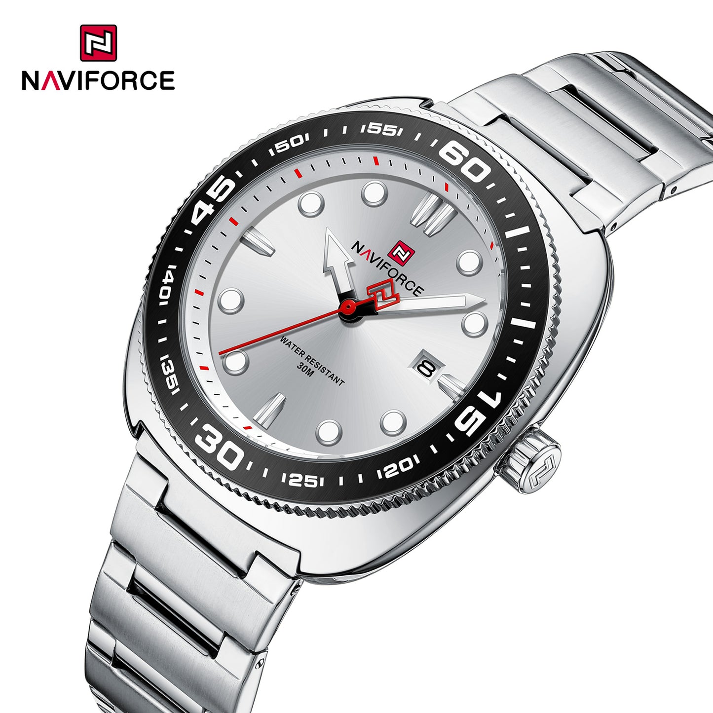 Naviforce 9250 Zala Men Watch - Silver