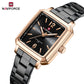 Naviforce 9252 Duet Classic Couples Watch - Black RoseGold
