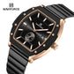 Naviforce NF8068 Paris Couple Watch - Black