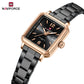Naviforce 9252 Duet Classic Couples Watch - Black RoseGold