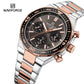 Naviforce 8049 Sparrow Men Chronograph Watch - Silver RoseGold