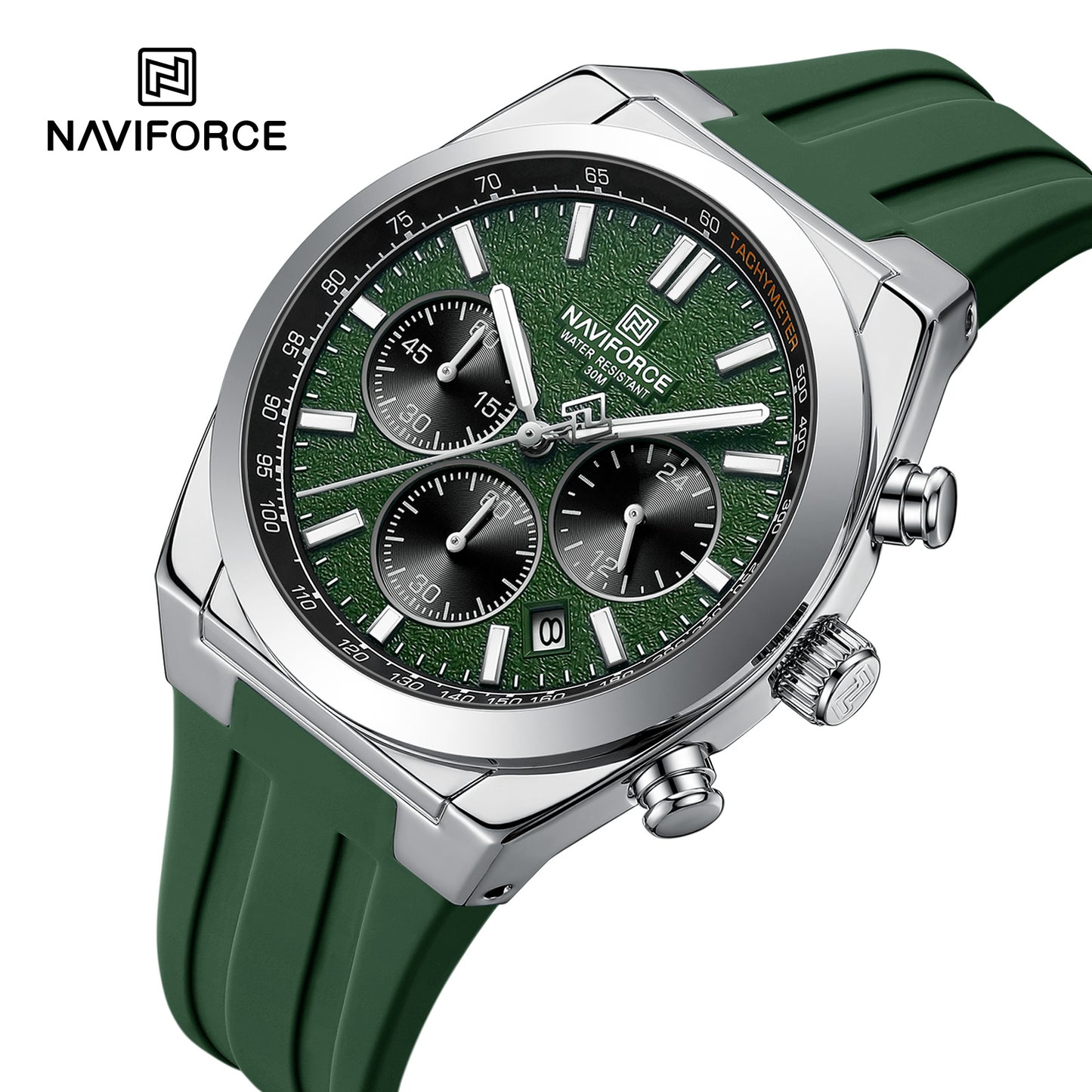 Naviforce 8080 Elite Men Watch - Green
