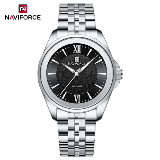 Naviforce 5067 PureFemme Women Watch - Silver Black