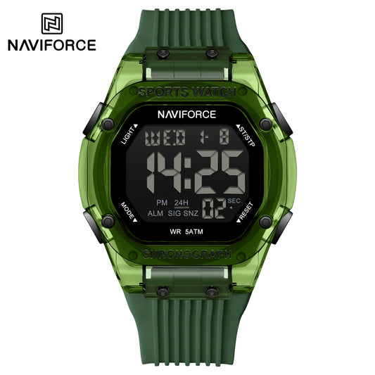 Naviforce 7113 Prime Digital Men Watch - Green