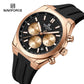 Naviforce 8080 Elite Men Watch - RoseGold Black