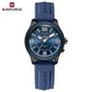 Naviforce 9256 Duotime Couple Watch - Blue