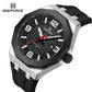 Naviforce 8079 Retro Style Men Watch - Silver Black