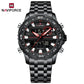 Naviforce 9234 Unicorn Men Watch - Black Red