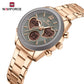 Naviforce 5045 Lovie Women Watch - Rosegold Grey
