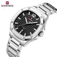 Naviforce 9243S Pantom Men Watch - Silver Black