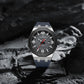 Naviforce 8079 Retro Style Men Watch - Silver Grey