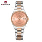Naviforce 5073 Eva Women Watch -Silver-RoseGold Peach