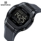 Naviforce 7113 Prime Digital Men Watch - Dark Grey