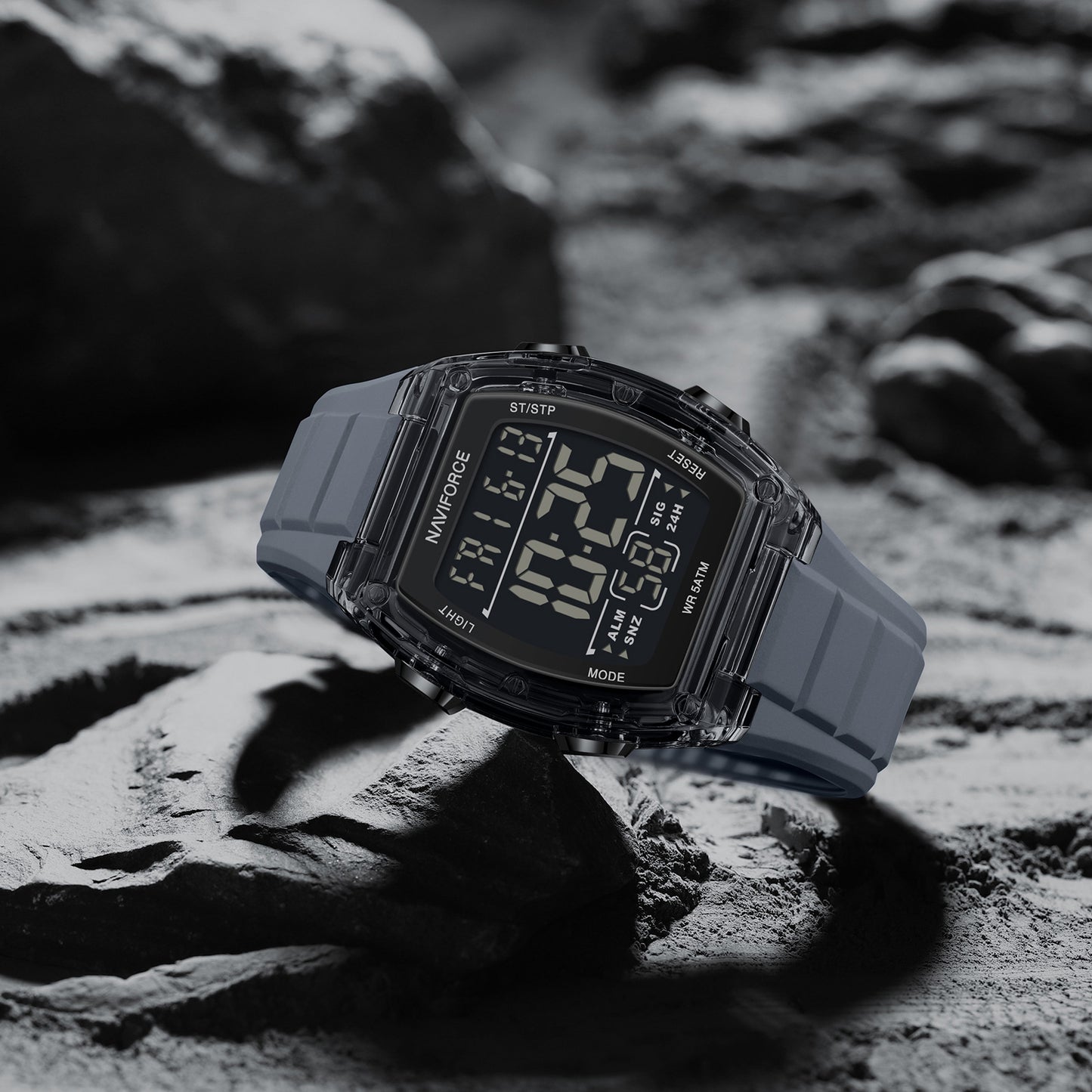 Naviforce 6106 Mito Digital Men Watch - Grey
