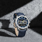 Naviforce 9263 CrossTime Edition Men Leather Watch - Blue