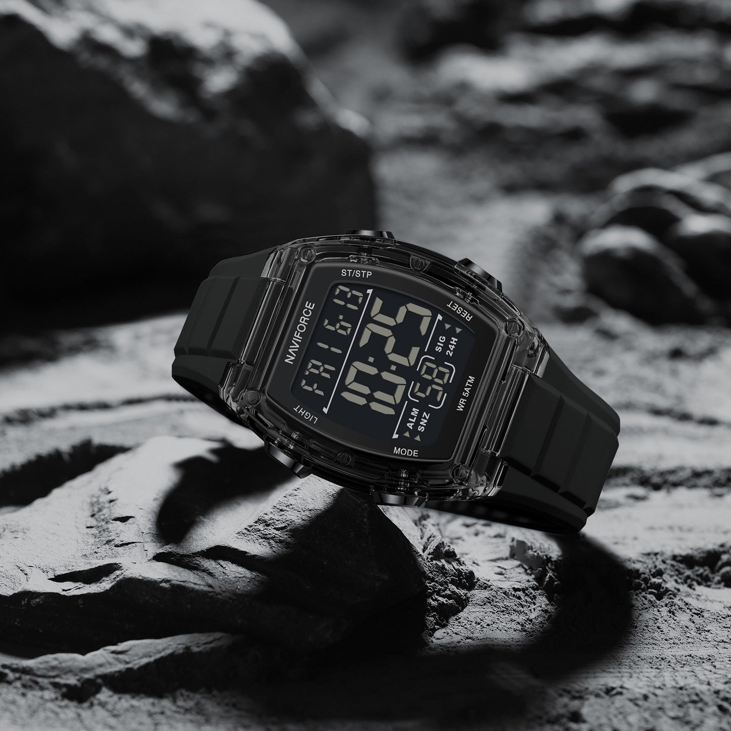 Naviforce 6106 Mito Digital Men Watch - Black
