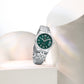 Naviforce 5079 Lotus Woman Watch - Silver-Green