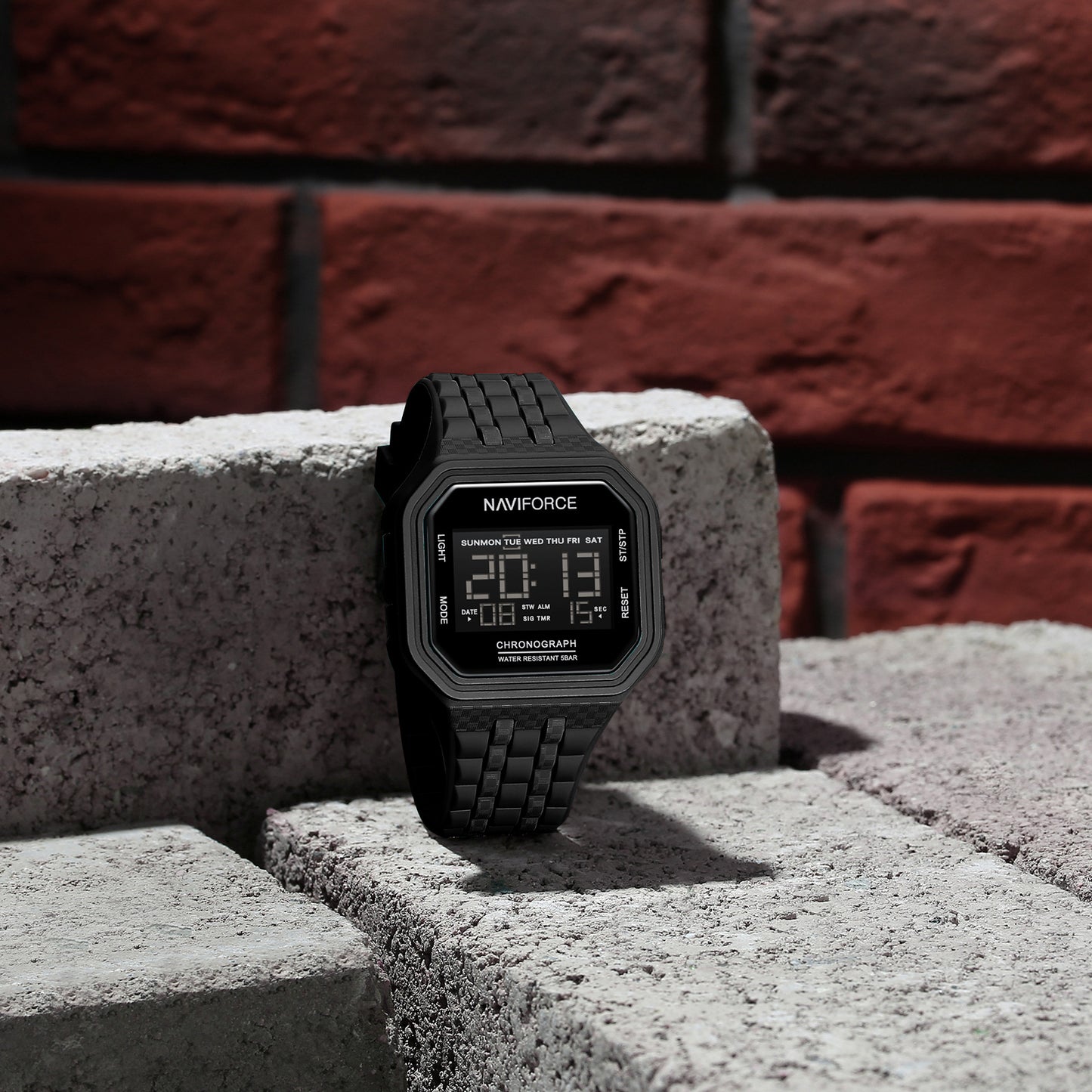 Naviforce 7116 Volda Men Digital Watch - Black