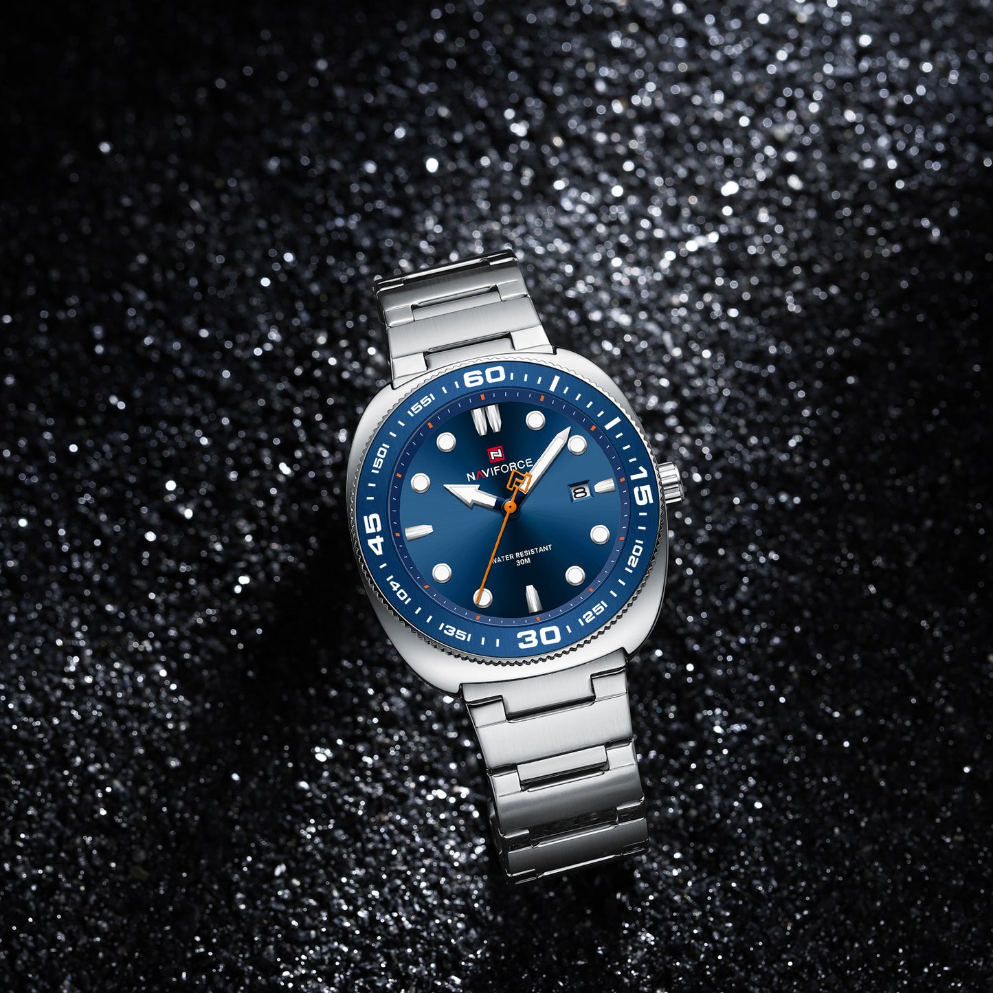 Naviforce 9250 Zala Men Watch - Silver Blue
