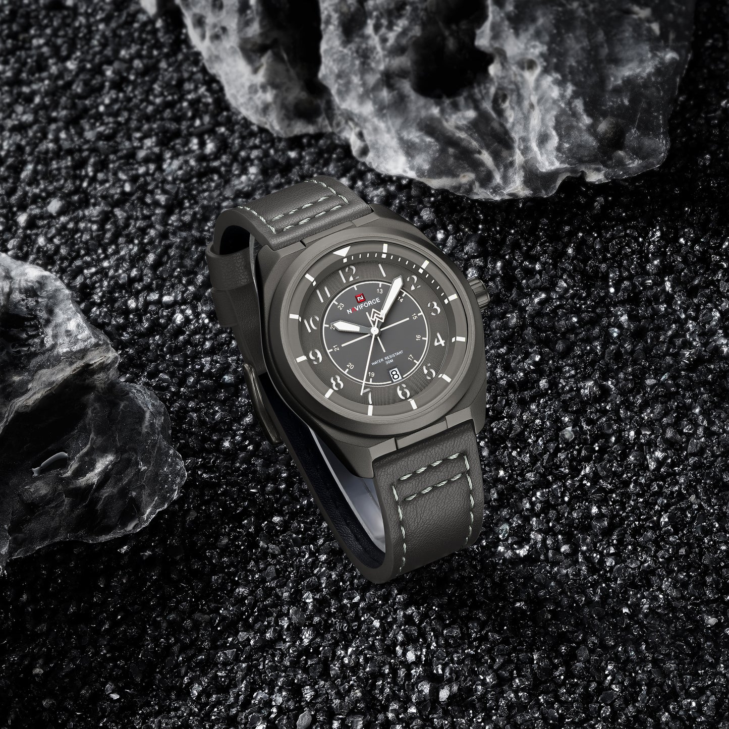 Naviforce 9281L Gambit Men Watch - Grey