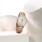 Naviforce 5079 Lotus Woman Watch - RoseGold White