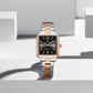 Naviforce 9252 Duet Classic Men Watch - Silver Black-RoseGold