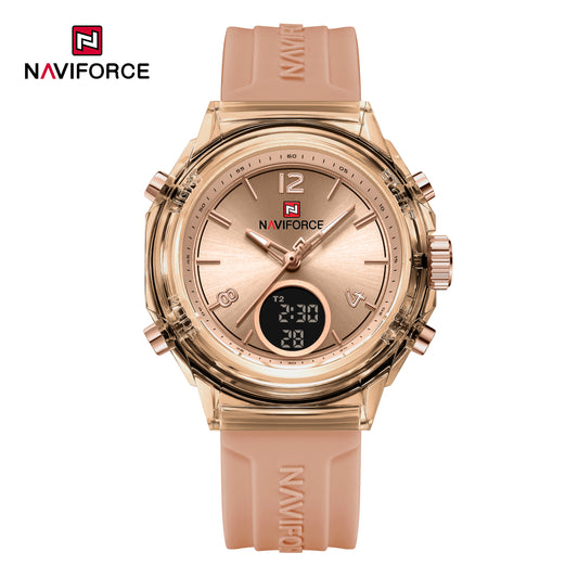 Naviforce 7109 Winchester Women Watch - Pink RoseGold