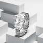 Naviforce 9252 Duet Classic Couples Watch - Silver
