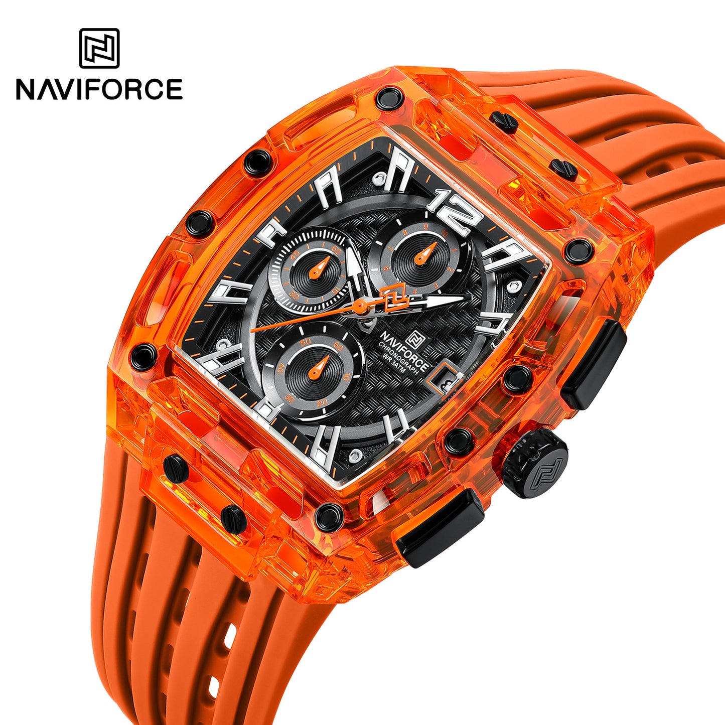 Naviforce 7105 Naddy Men Watch - Orange