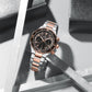 Naviforce 8049 Sparrow Men Chronograph Watch - Silver RoseGold