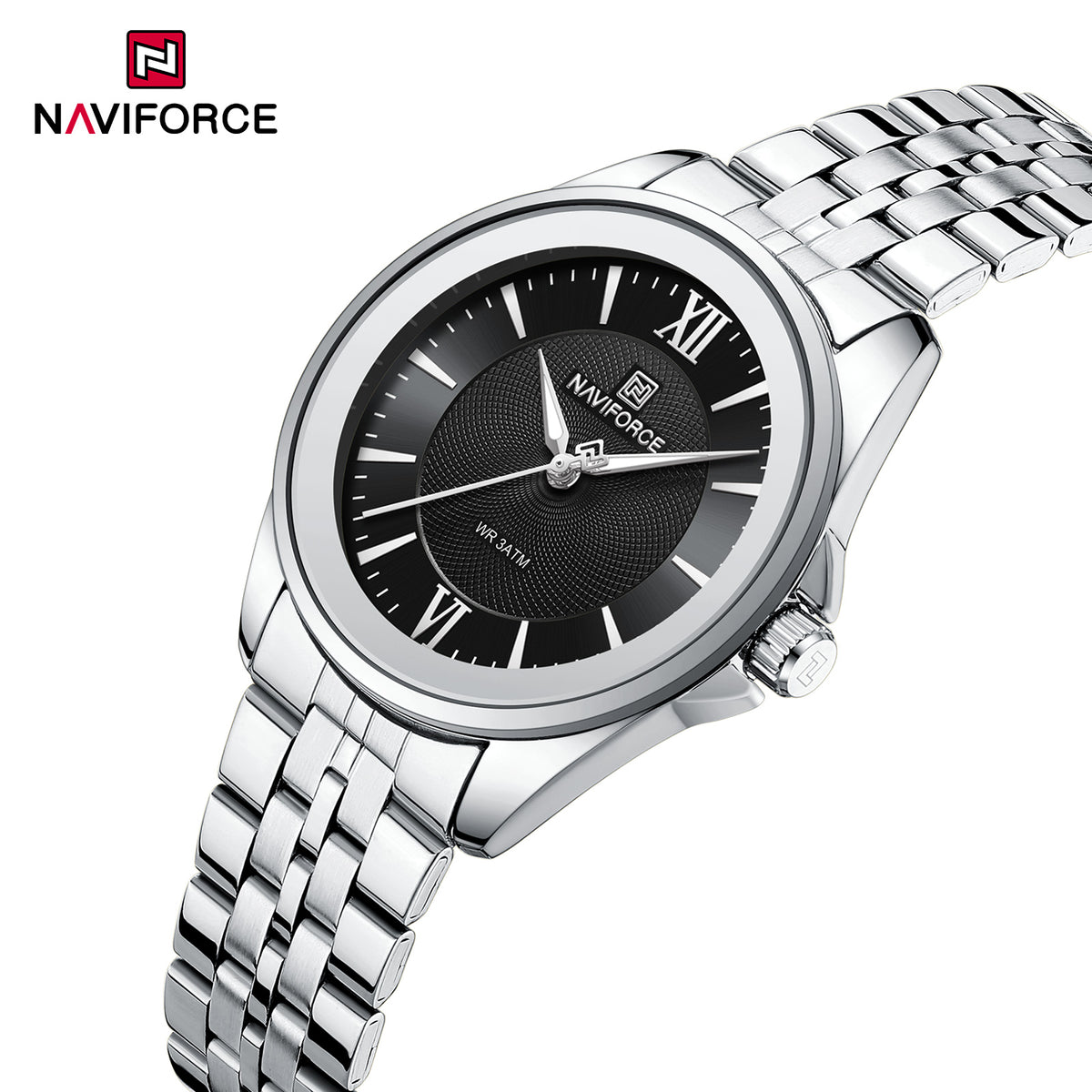 Naviforce 5067 PureFemme Women Watch - Silver Black