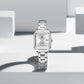 Naviforce 9252 Duet Classic Couples Watch - Silver