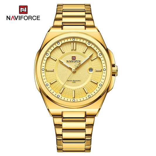 Naviforce 9212 Magnum Men Watch - Gold
