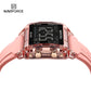 Naviforce 7101 Belladonna Silicone Women Watch - Peach