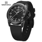 Naviforce 8031 Trendy Men Silicon Watch - Black