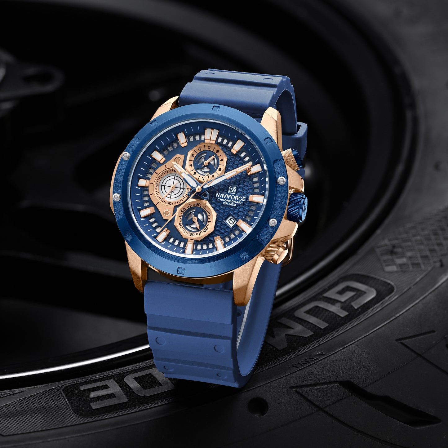 Naviforce 8036 Legacy Sporty Men Watch - Blue