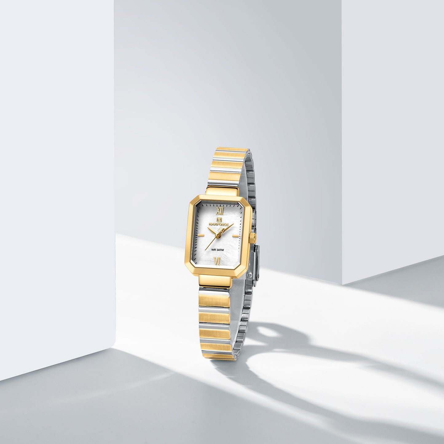 Naviforce 5050 Beverly Women Watch - Gold White