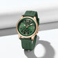 Naviforce 9256 Duotime Couple Watch - Green
