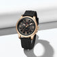 Naviforce 9256 Duotime Couple Watch - Black RoseGold