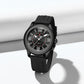 Naviforce 9256 Duotime Couple Watch - Black