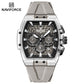 Naviforce 6113 Kwada Chrono Silicone Watch - Grey