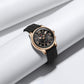 Naviforce 9256 Duotime Couple Watch - Black RoseGold